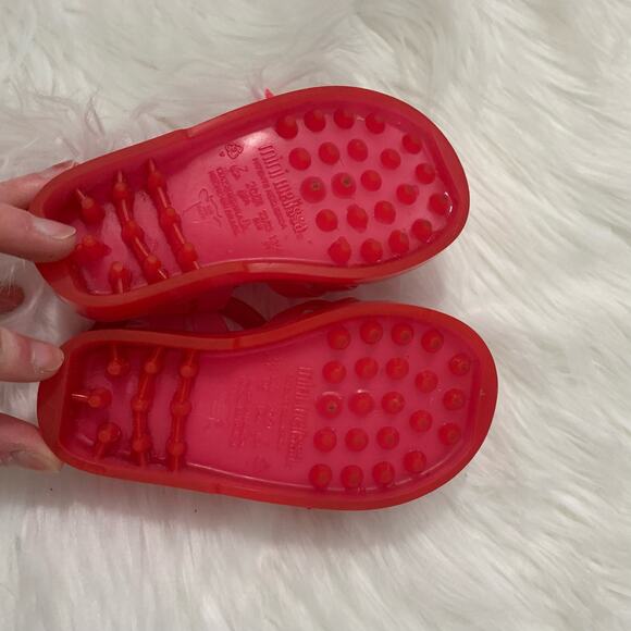 Mini Melissa pink rainbow possession jelly sandals - Picture 6 of 7